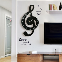 Notes Creative Wall Clock Modern Simple Living Room Home Watch Art Mute Trend Personality Fashion Quartz Clock