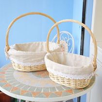 Fruit basket fruit gift willow basket storage basket picnic basket basket flower basket gift box basket