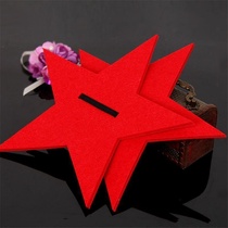 Five-star props hand five-pointed star Red star sparkling red song performance Games admission opening ceremony chorus red song