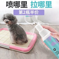 Dog toilet inducer defecation positioning defecation defecation agent pet training toilet fluid shit urine guide supplies
