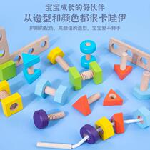 Child nut pairing toy boy screw nut combination disassembly and puzzle assembly disassembly building block toy