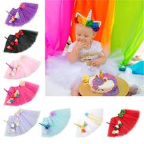 New European and American TUTU dress unicorn hair hoop baby skirt suit Halloween birthday party Amazon hot sell