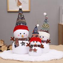 Snowman toys Christmas decorations Doll Doll Doll props Christmas children gifts creative gifts