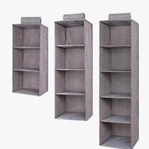 Manufacturer Wholesale cotton linen drawer Wardrobe Hanging Bag Cloth Art Collection Bag Box Debris Storage Hanging Bag