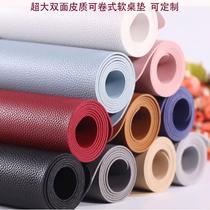 Office desk mat leather oversized mouse pad laptop keyboard pad primary school children writing pad customized