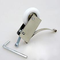 Kitchen toilet cabinet sliding door pulley titanium alloy glass sliding door pulley wardrobe sliding door ground pulley