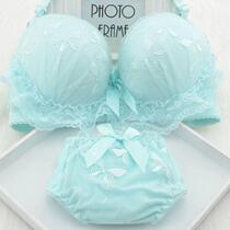 Japanese bra set lace sexy thin collection cotton underwear lace cute girl bra set