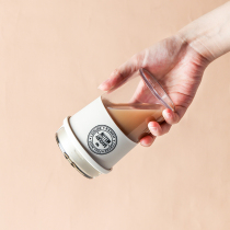 Coffee cup with lid Portable female take-away portable brewing cup Heat-resistant and anti-scalding office accompanying premium water cup