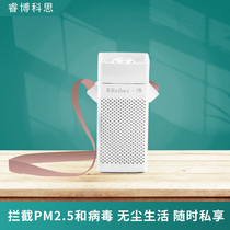 Wearing portable air purifier * Boqing New haze removal PM2 5 second-hand smoke interception virus bacteria