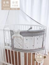 Baby fence storage bag fabric baby storage bag diaper bag storage bucket dirty clothes basket custom
