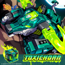 (BEASTBOX) Beast box series poison horn deformation toys assembly puzzle model tide play MECH hand-made