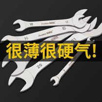 Thin wrench Open-end wrench thin double-headed ultra-thin 12 a 14-17-19-8-10-36 Sheet wrench Tool Set