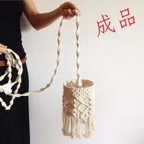 Nordic ins Chandelier Bohemian hand woven charm Creative bed and breakfast home soft decoration lampshade hanging