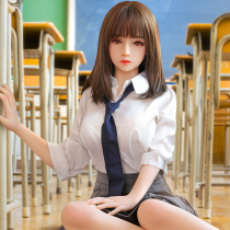 Silicone solid female doll Real male inflatable woman adult hand-made pluggable robot sex partner gun rack doll