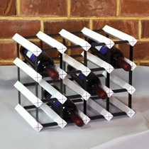Wooden wine rack lattice wooden square lattice wine cabinet home restaurant living room wine cellar bar display rack wine rack
