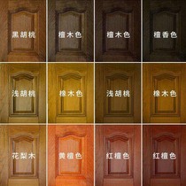 Water-based paint antique made old retro-painted furniture renovated brushed door change color lacquered white red wood high light net taste