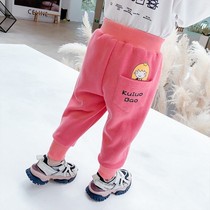 Girl pants Spring and Autumn outside wear 2021 new childrens trousers autumn baby foreign girl Autumn casual pants