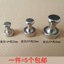 Metal strong magnetic pins calligraphy and painting magnet stone menu advertising black whiteboard clamp press fixed paper Strong Magnetic buckle