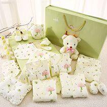 Newborn clothes spring and summer 2021 Four Seasons baby underwear set book newborn baby dress gift box