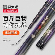 Li Damao Xiaolong fishing rod New carbon giant fishing rod Ultra-light large platform fishing rod Xiaolong 10 meters large object