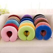  Explosive u-shaped pillow Solid color pillow Office nap pillow Neck pillow Neck pillow Plane travel pillow u-shaped