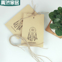 Simple Indian Dream Catcher Custom Paper Gift Bag Wrapping Paper Bag Tote Bag Shopping Bag