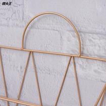 Iron Art Bookshelves Wall Wall-mounted Wall-mounted Wall-mounted Magazine Rack Toilet Toilet Balcony with book drawing of small shelves