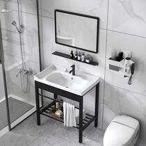 Stainless steel bracket Floor-to-ceiling washbasin Ceramic washbasin washbasin Bathroom integrated washbasin Balcony