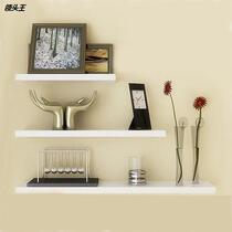 Three sets of wall shelves Lined Partition Creative Storage Shelf Living Room Background Wall Decoration Wall-to-wall Partitions