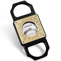 雪茄剪双刃锋利克虏伯不锈钢便携精美雕花雪茄刀