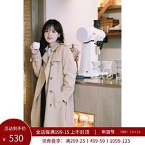 RoseGrowth can accompany many years of classic small perfect version of the long windbreaker coat women autumn and winter