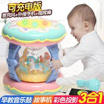 Baby Music hand clap drum children beat drum charging early education puzzle 1 year 0-6 months 16 baby toys 3
