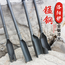 Thickened manganese steel Luoyang shovel soil extractor Outdoor pile digging pit digging ditch drilling artifact Agricultural well shovel tool