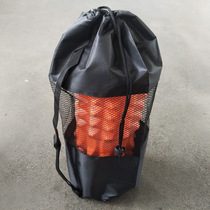 Yoga column mesh bag foam shaft mesh bag mace mesh pocket crescent backpack multifunctional storage bag mesh bag