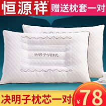 Cassias pillow pillow a pair of home no collapse no deformation cervical pillow single student dormitory to help sleep
