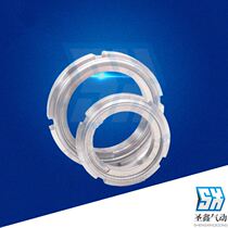 Imported bearing lock nut All-metal steel sheet self-locking anti-loose round nut U-nut M10-M75