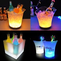 Ice bucket high-value acrylic led glowing champagne ktv bar beer home plastic creative glowing outdoor