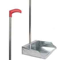 Cleaning appliance dustpan sweep to thicken the suit single home stainless steel thickening straight and sweeping garbage shovel