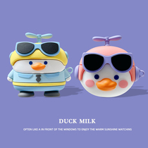 airpods Protective case airpodspro protective cover Apple earphone case pro3 generation wireless Bluetooth earphone box cute creative airpod2 duck silicone ins soft shell