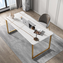 Rock Board Book Table And Chairs Combination Brief Modern Light Lavish Nordic Marble Computer Desk Bookcase Writing Desk Book House