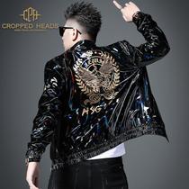 Colorful gilded embroidered jacket spring and autumn trend baseball clothing autumn jacket warm casual jacket