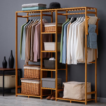 Simple wardrobe household bedroom rental room with childrens economical simple modern solid wood storage cabinet