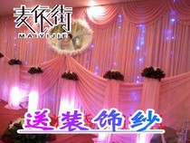 Special wedding props wedding supplies stage background gauze 3X6 4X8