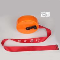 Warning belt thickened Canvas Safety Cordon Isolated with power reflective construction Protective guard with 50 m boxed