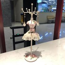 Earring rack display rack shop vertical jewelry rack home exquisite creative jewelry rack necklace storage rack