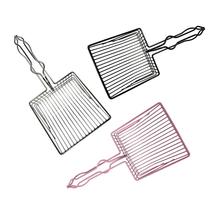 Cat litter shovel instant filter cat litter box cat feces cleaning tool electroplating metal cat feces shovel pet cleaning