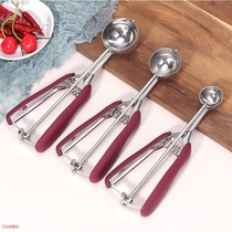 304 Stainless Steel Ice Cream Spoon Ice Cream Ball Digger Fruit Dig Ball Spoon Ice Cream Spoon 3 Pieces Set of Home Commercial