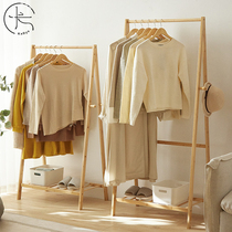 Clothes hanger floor bedroom clothes Home clothes hanger position clothes hanger Easy Nordic rack hanging clothes rack clothes hat rack