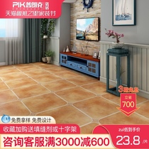 Tile antique tiles 600x600 floor tiles living room bedroom matte American retro kitchen Mediterranean floor tiles