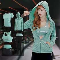 Exercise clothes womens summer skipping rope fitness weight loss sports womens fat burning special gym womens summer suit Yu